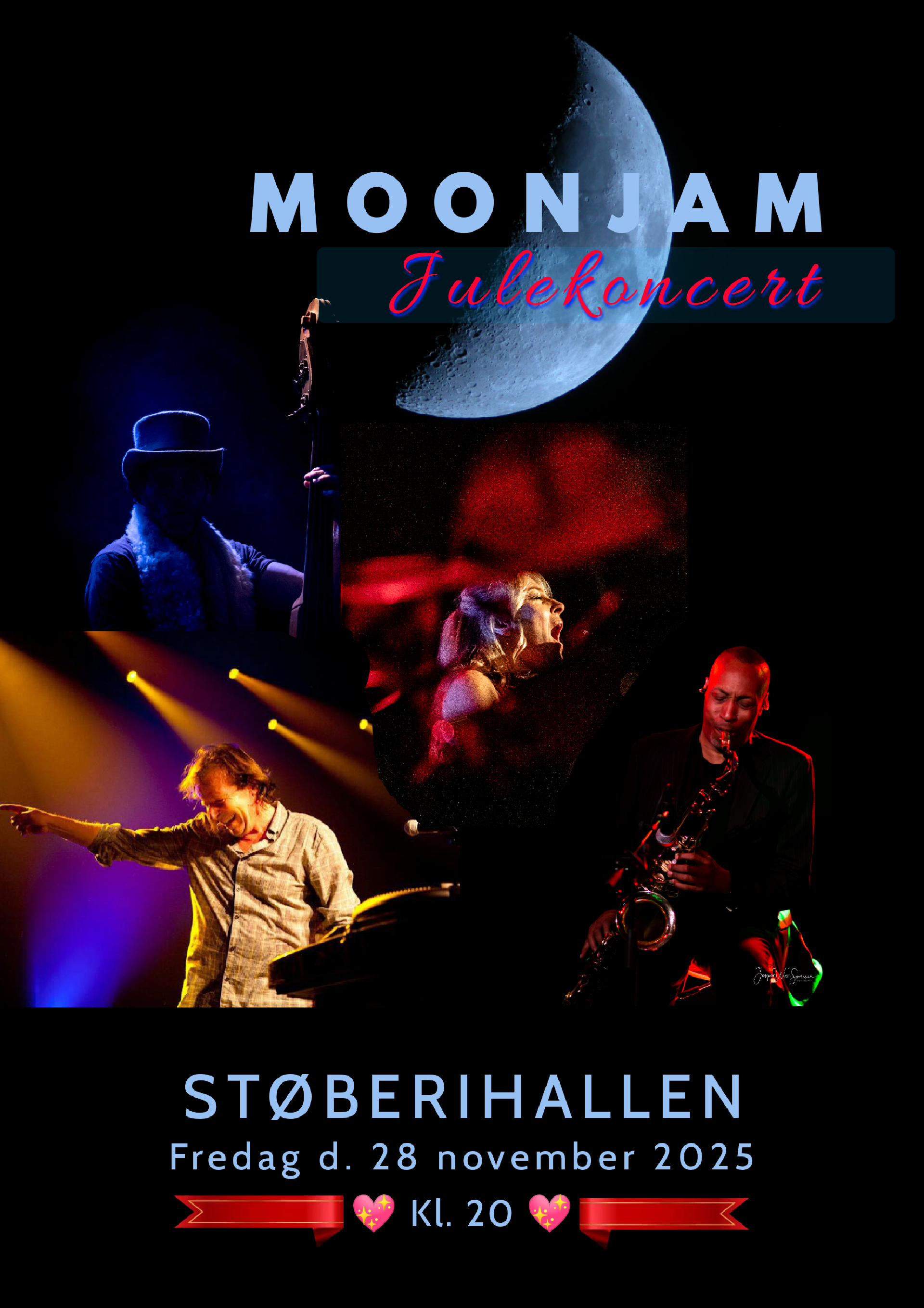 MOONJAM Julefest (julefrokost, koncert, dj dance\/after-party)