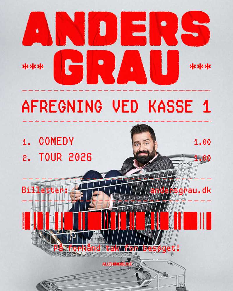 ANDERS GRAU - AFREGNING VED KASSE 1!