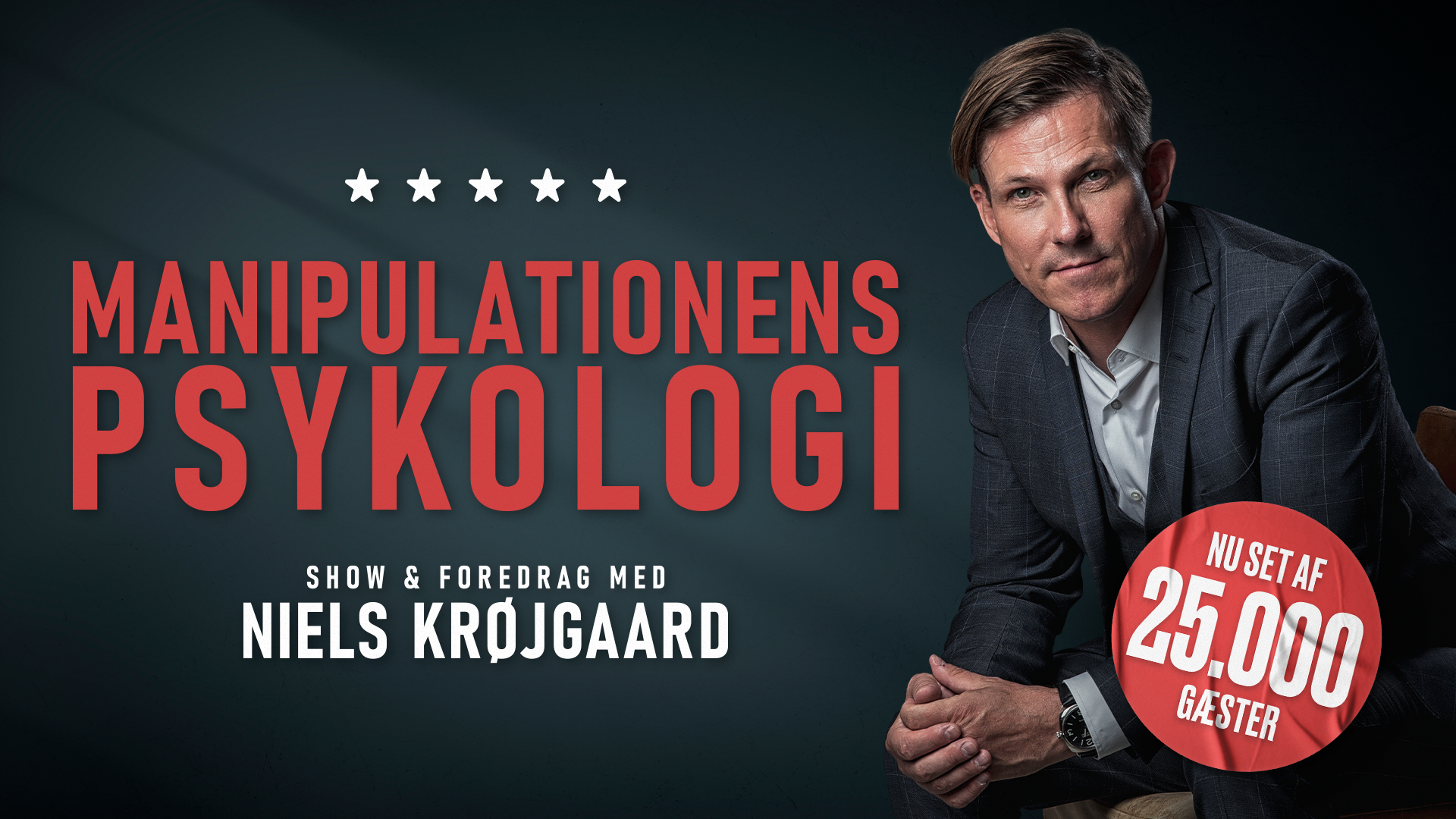 MANIPULATIONENS PSYKOLOGI - Show og foredrag med Niels Krøjgaard