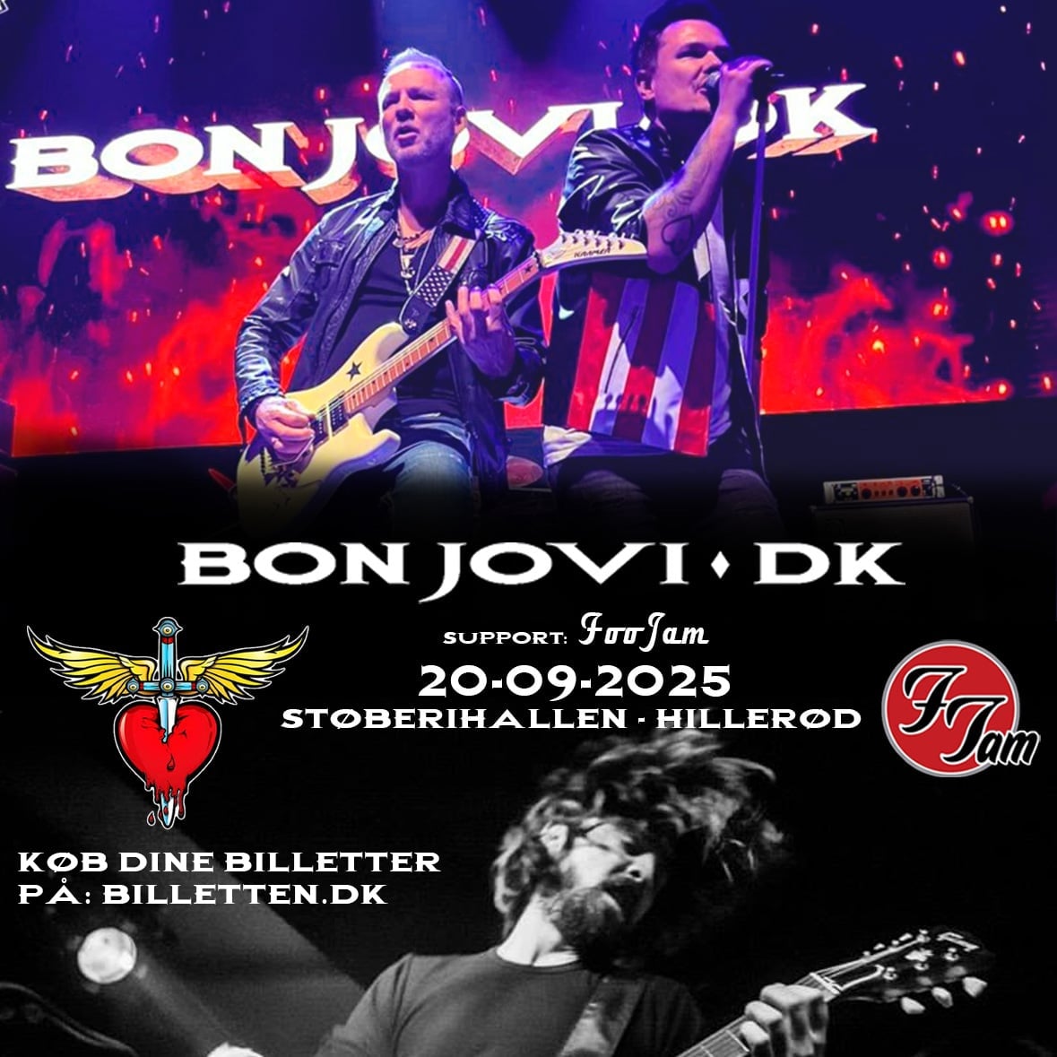 BON JOVI DK + support: FooJam BON JOVI DK + support: FooJam
